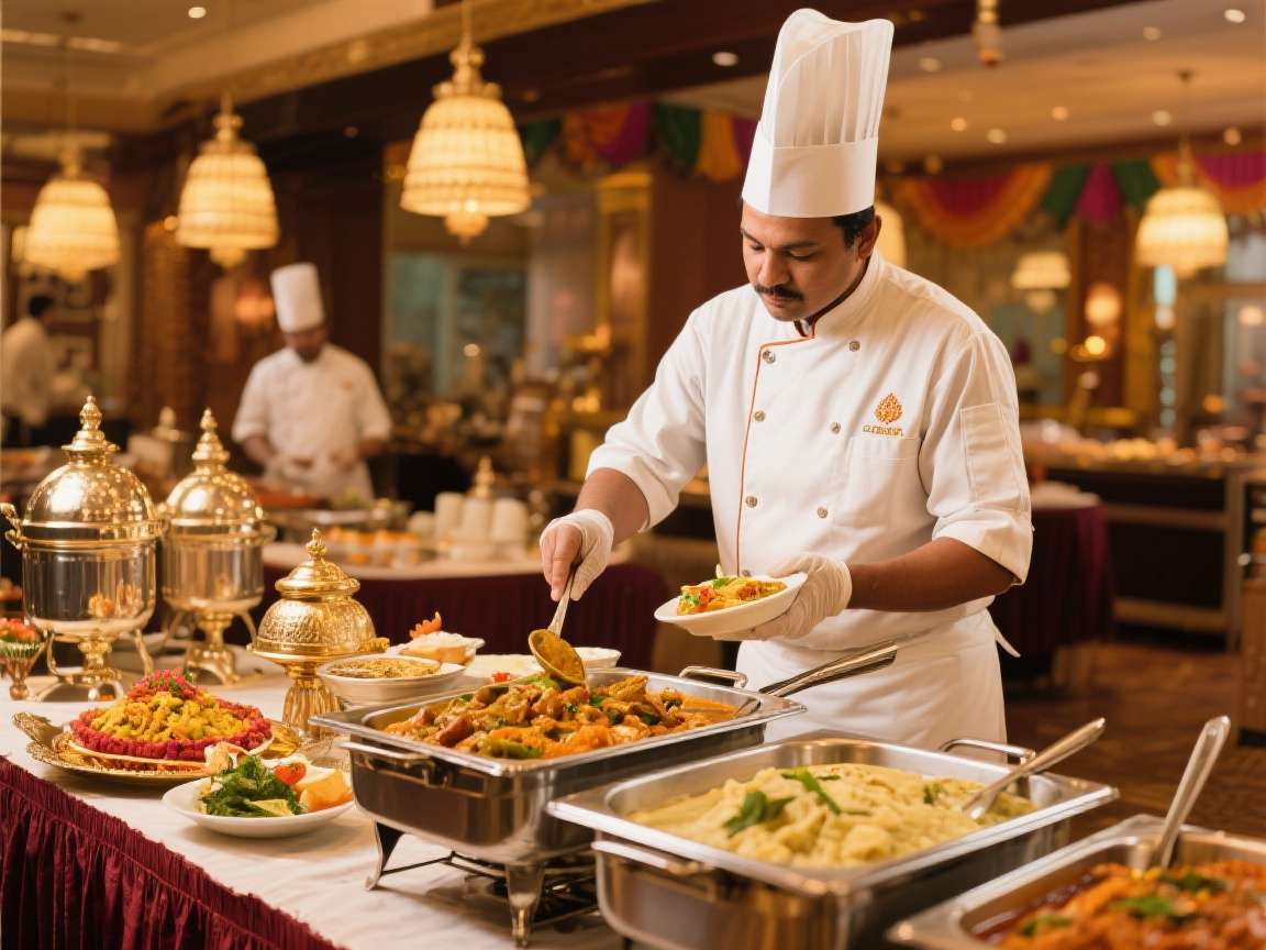 Shaby Traiteur Traditional Catering Indian wedding with traditional cuisine