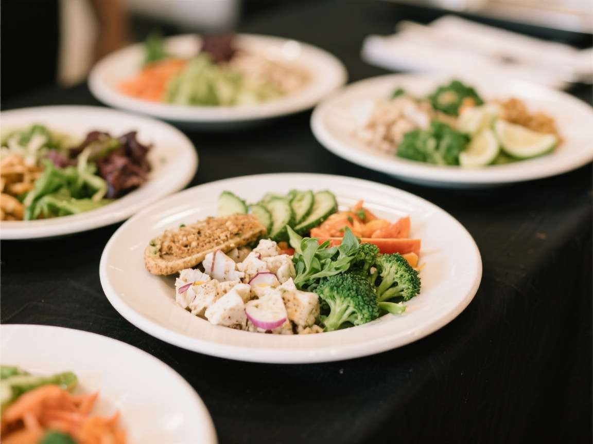 Shaby Traiteur Healthy Catering Healthy food platter with salads and grilled items