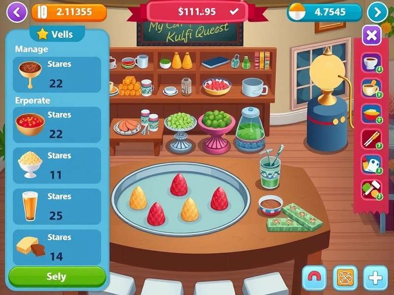 My Cafe Kulfi Quest festival event with special decorations