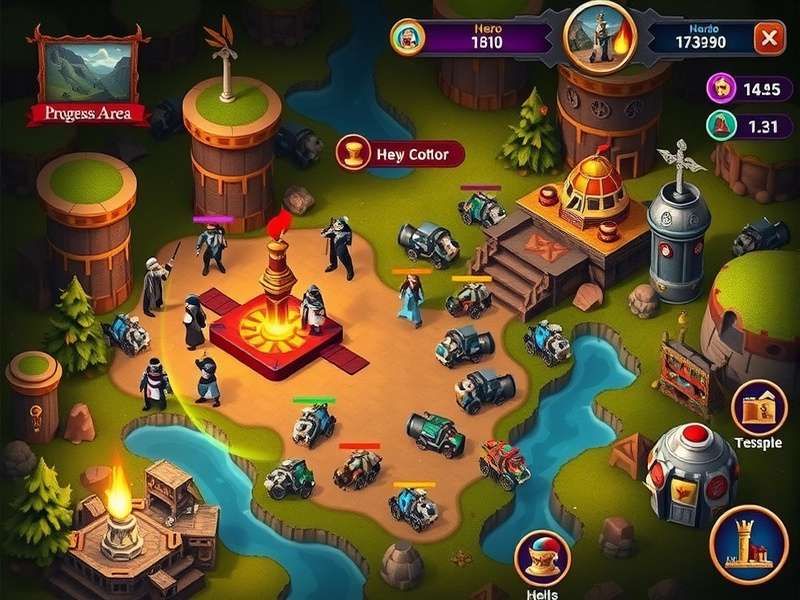 Majestic Glory War strategic map control