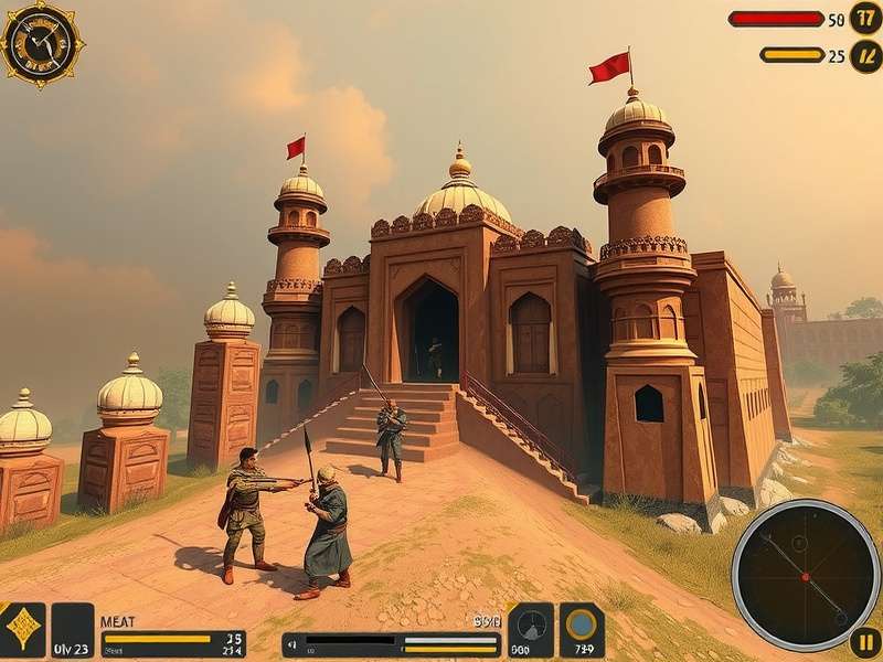 Historical evolution of Agra Fort in the game