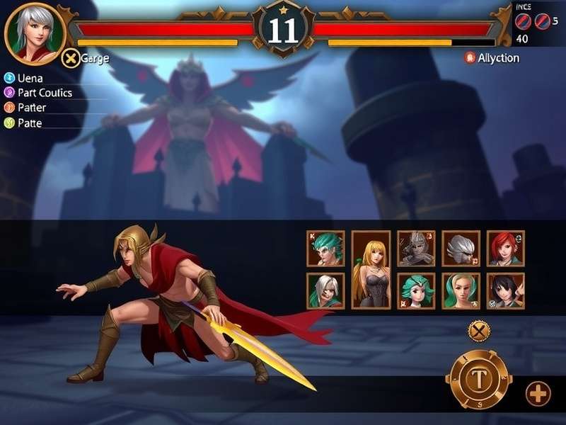 Iconic Swift Gladiator character selection screen showing diverse warriors