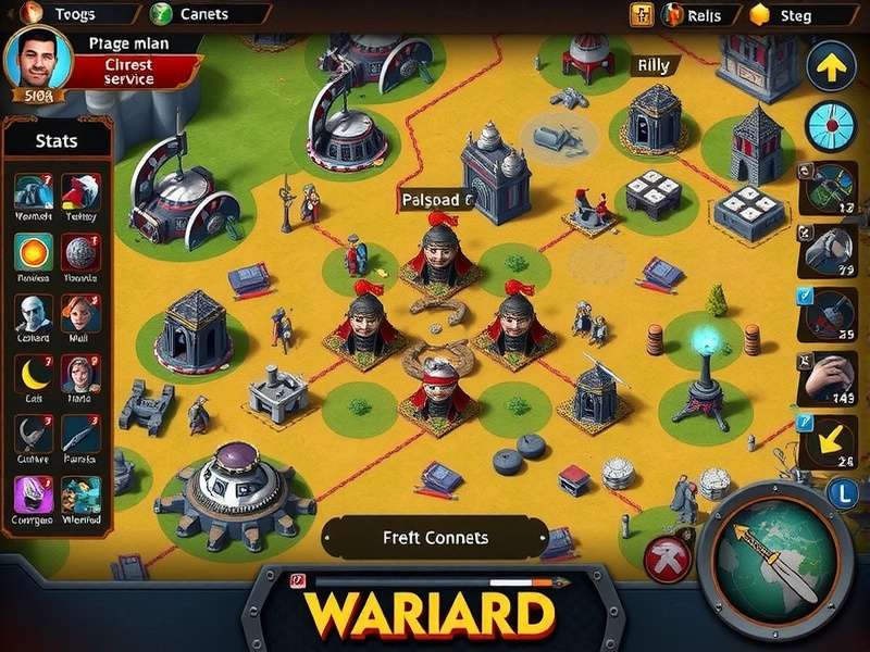 Powerful Warlord Strategy Map