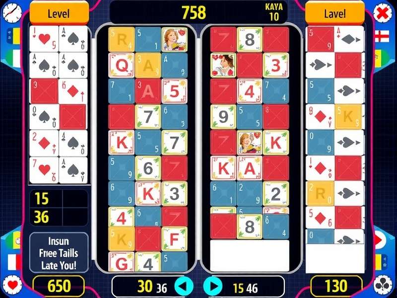 Advanced Slide Pro Ace level showing complex tile combinations