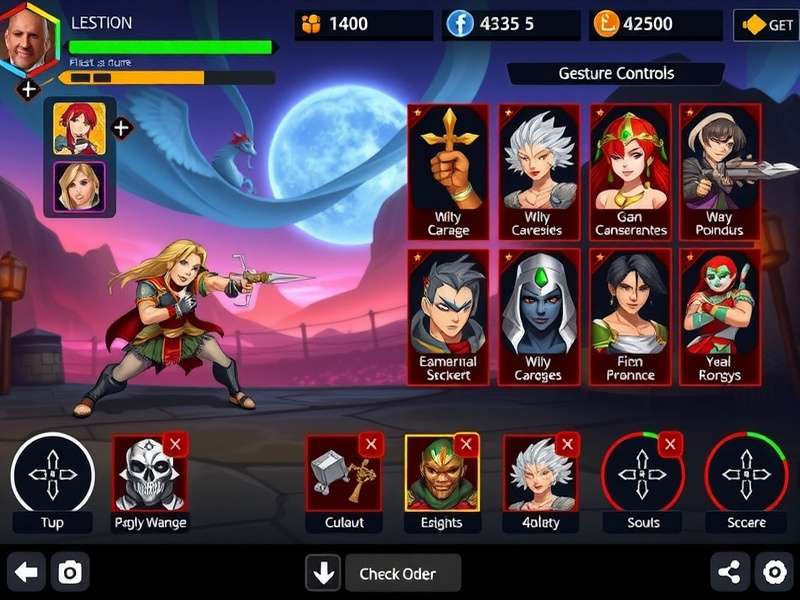 Iconic Swift Gladiator gameplay screenshot showing combat mechanics