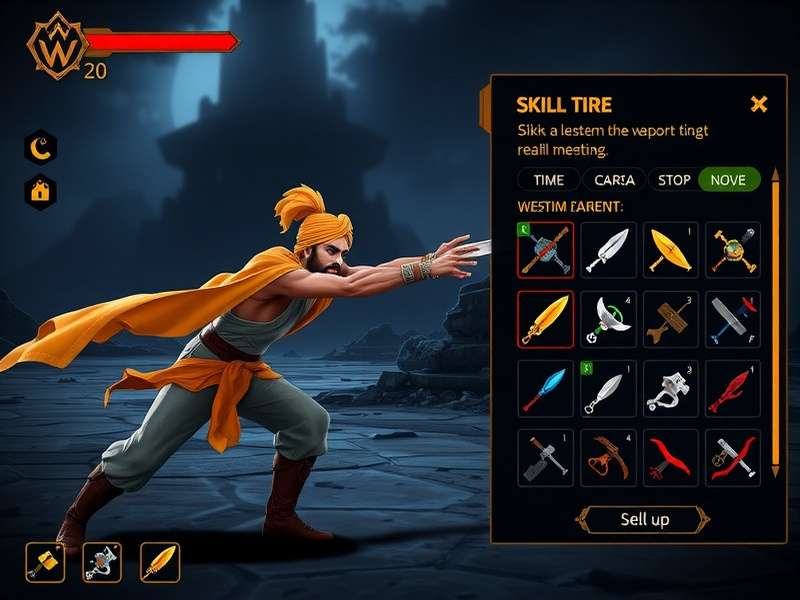 Sikh Mace Guardian weapon customization interface