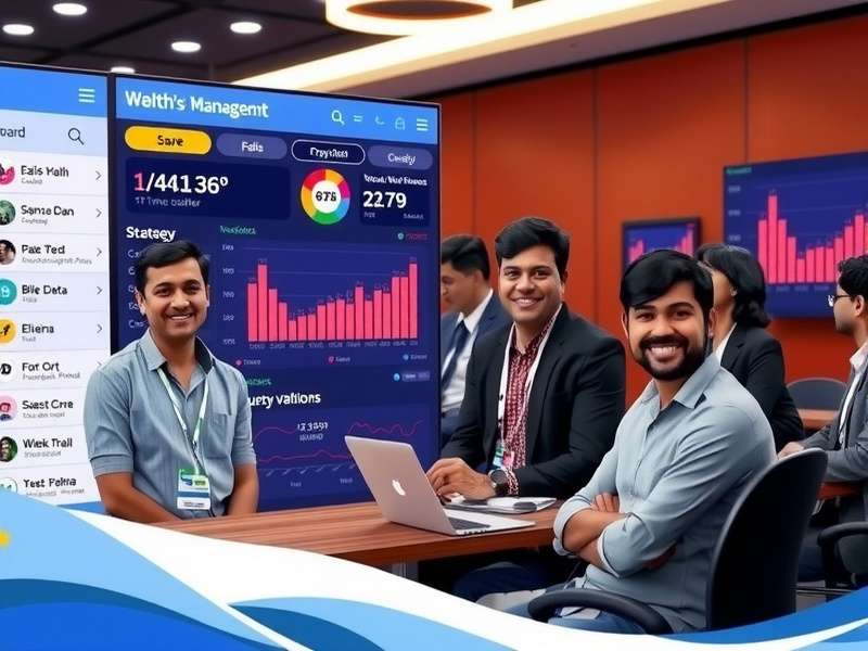 Jester S Wealth Wave community event with diverse group of Indian players