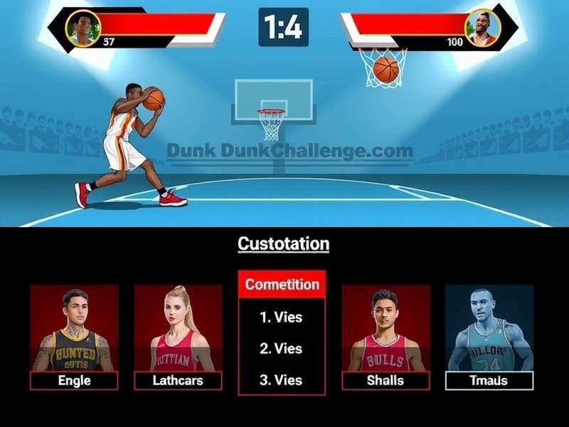 Dunk Challenge Pro character customization options