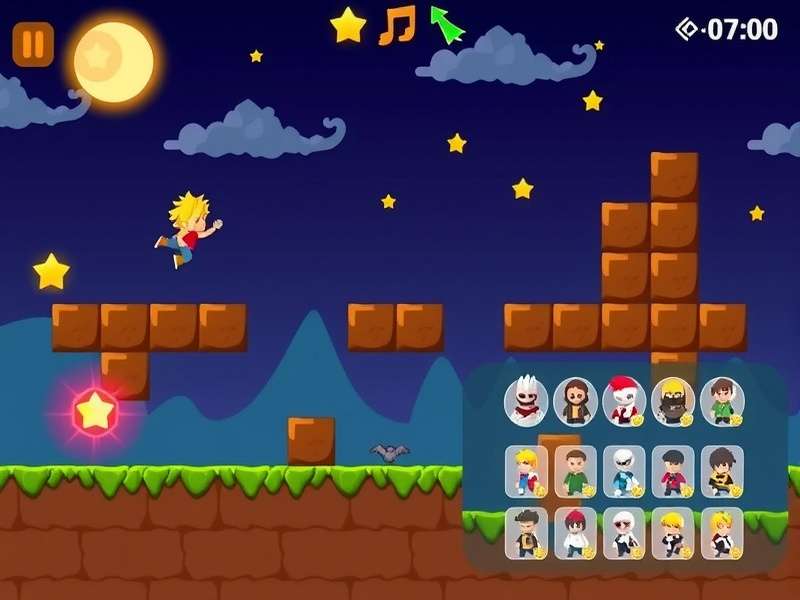 Golden Jump character customization options showing various outfits