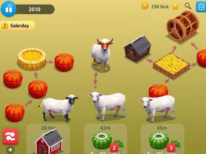 Big Farm Mobile Harvest production chain example