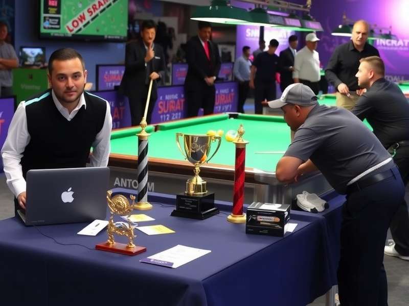 Surat Cue Champion trophy and awards ceremony