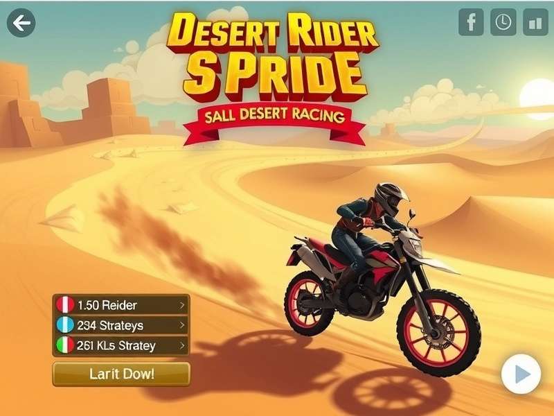 Desert Rider S Pride racing strategy illustration