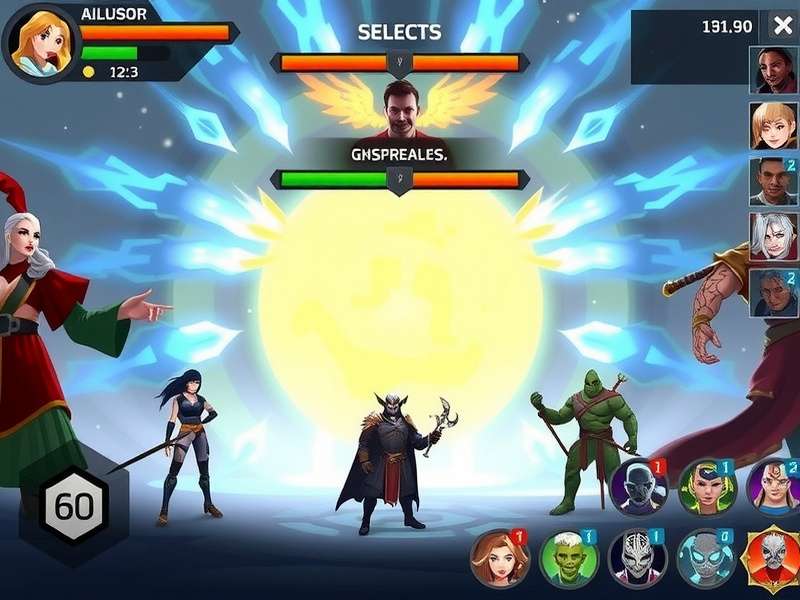 Illusionary Battle gameplay screenshot showing character selection