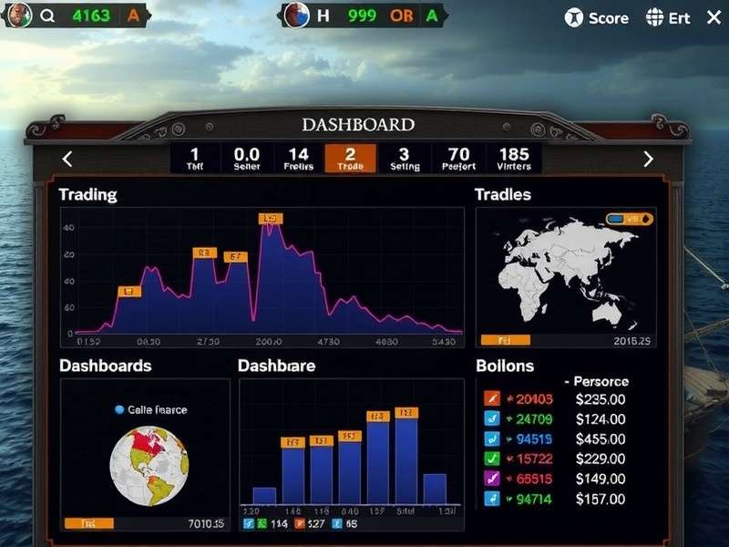 Titanic Trade Visionaries resource management interface