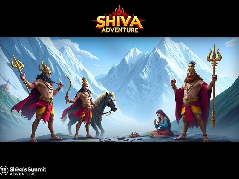 Shiva S Summit Adventure gameplay screenshot showing Himalayan landscapes