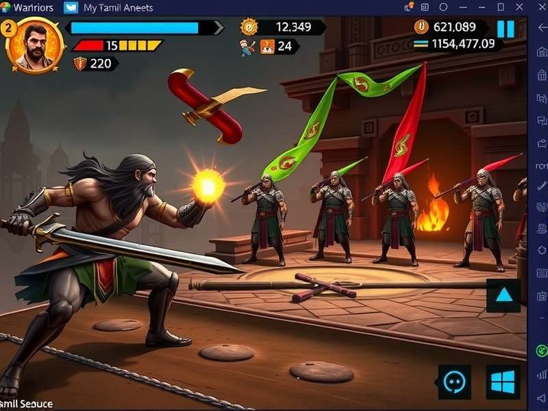 Warriors Of Tambaram Rise story scene showing characters in Tamil Nadu setting