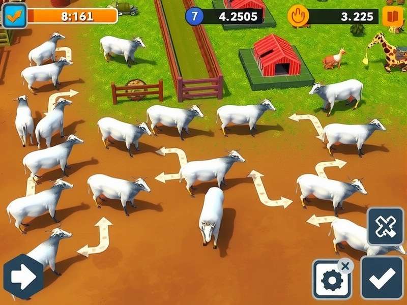 Big Farm Mobile Harvest gameplay screenshot showing farm management