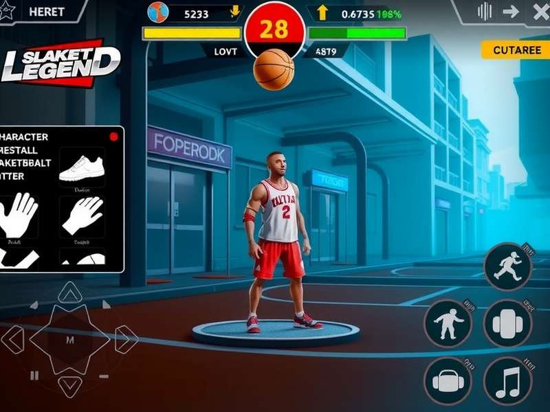 Kolkata Slam Legend gameplay showing street basketball action