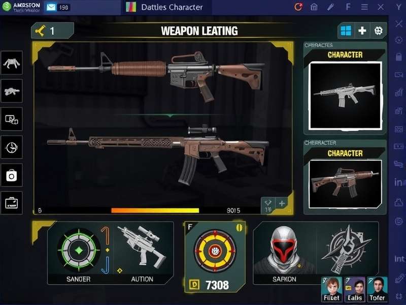 Sarson Tactical Warrior weapon customization interface