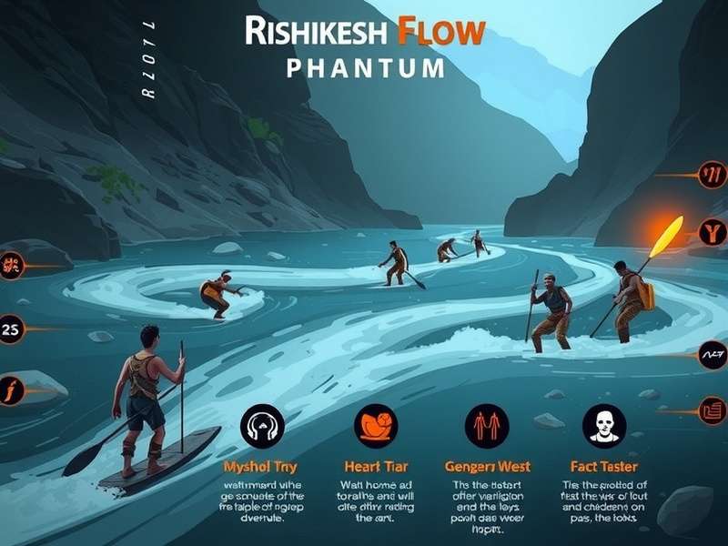 Rishikesh Flow Phantom gameplay showing mystical river environment