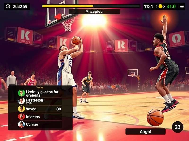Basket Shining Pro multiplayer match interface