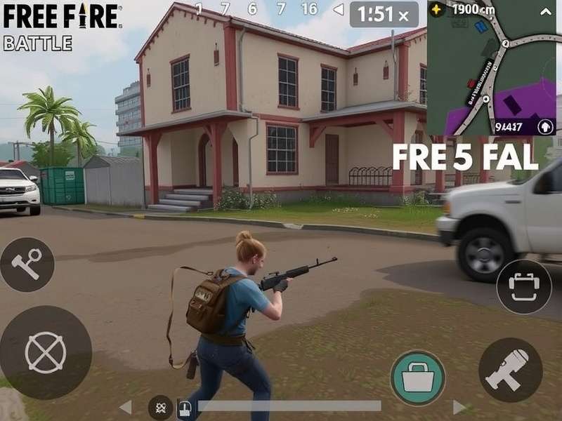 Free Fire Fierce Battle gameplay screenshot