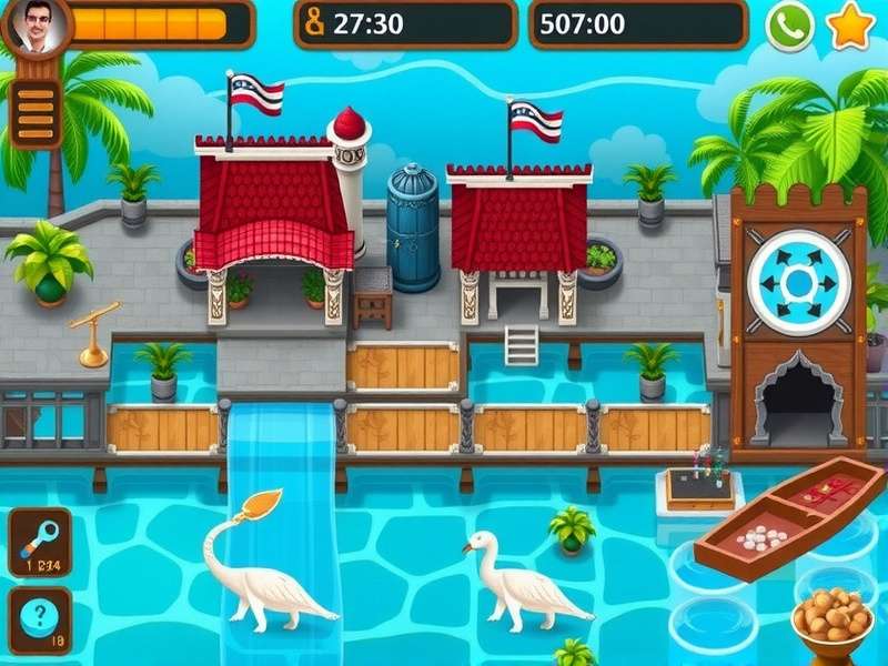 Tropical India Aqua Game Interface
