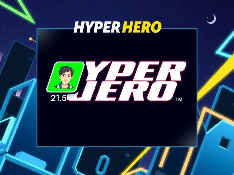 Hyper Hero Game Main Screen