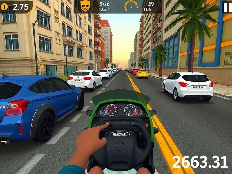 Chennai Chauffeur Champion gameplay screenshot showing vibrant Chennai streets