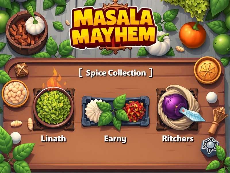 Masala Mayhem Game Cover Art