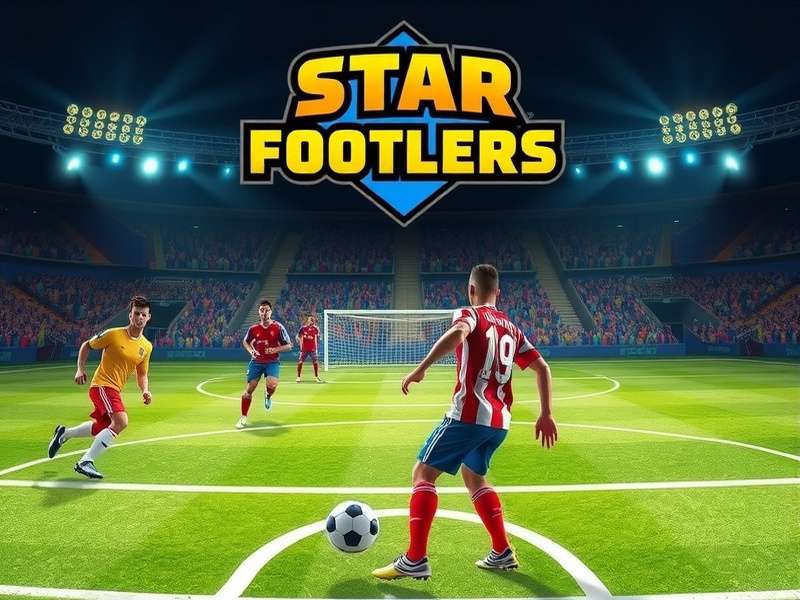 Star Footballers tournament finals match with crowded stadium