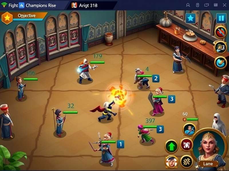 Vadodara Champions Rise strategy map showing objective locations