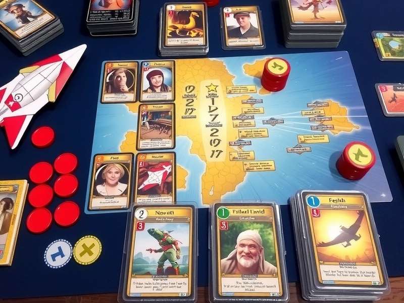 Jaipur Jetstream card game components and setup