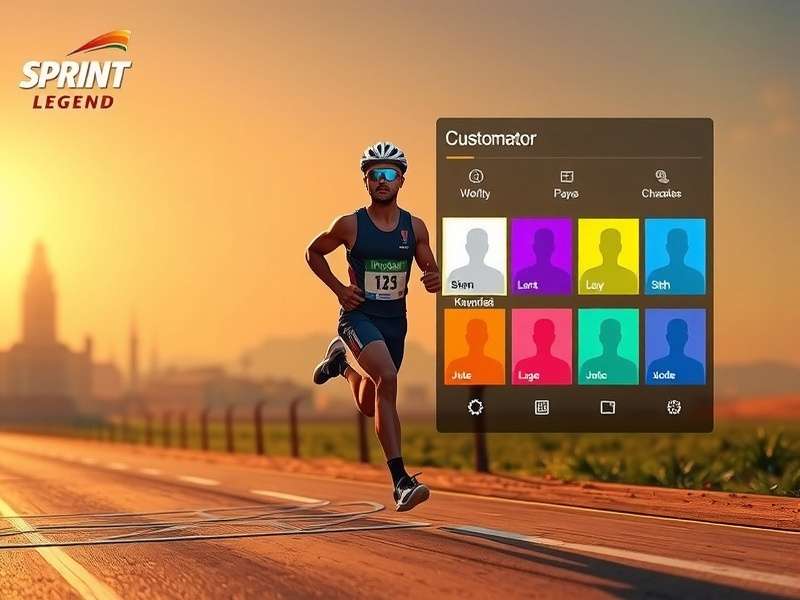 Indian Sprint Legend character customization screen