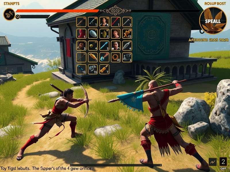 Valiant Spear Raja character customization interface