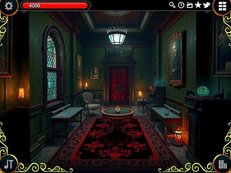 Cursed Hallways story scene with mysterious entities