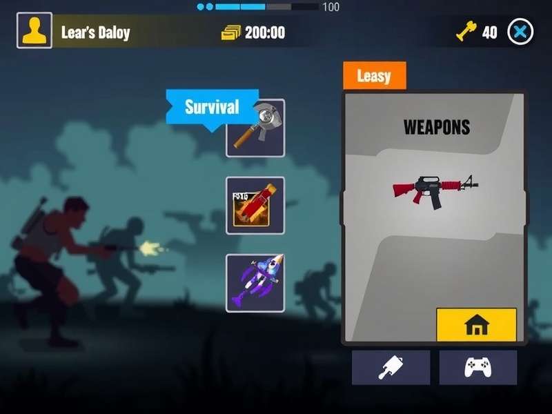 Zombie Conquest Battle Royale gameplay screenshot showing survival action