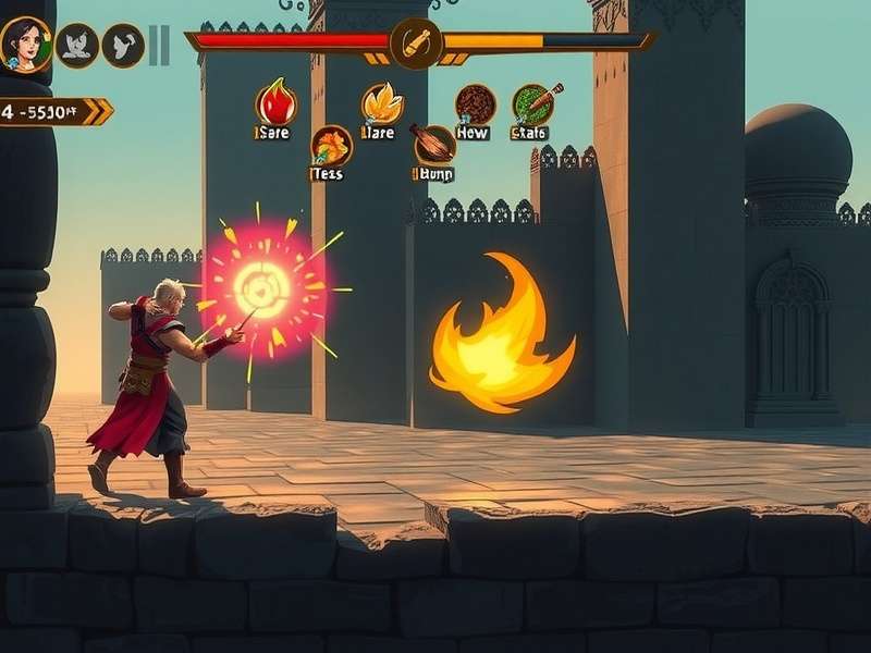 Cumin Inferno Hero story scene showing character interaction