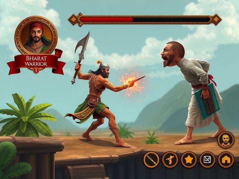 Bharat Warrior Saga character selection screen
