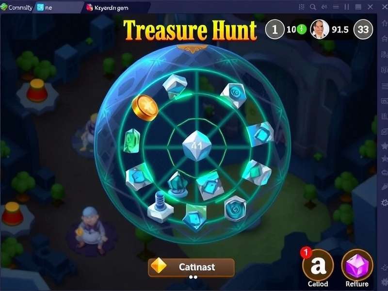 Spot The Legendary Gem gameplay screenshot showing treasure hunt interface