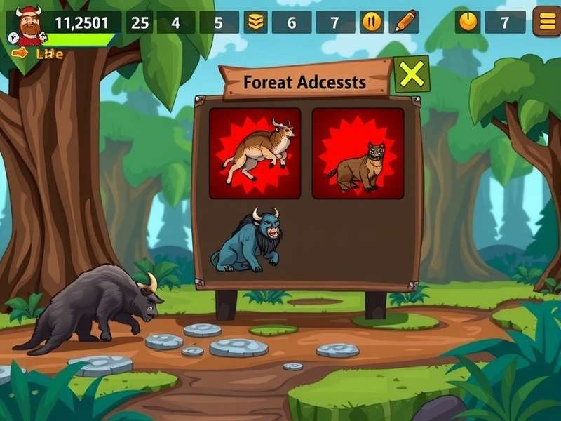 Bison Brawl Forest Fight character abilities showcase