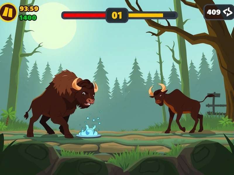 Bison Brawl Forest Fight character selection screen