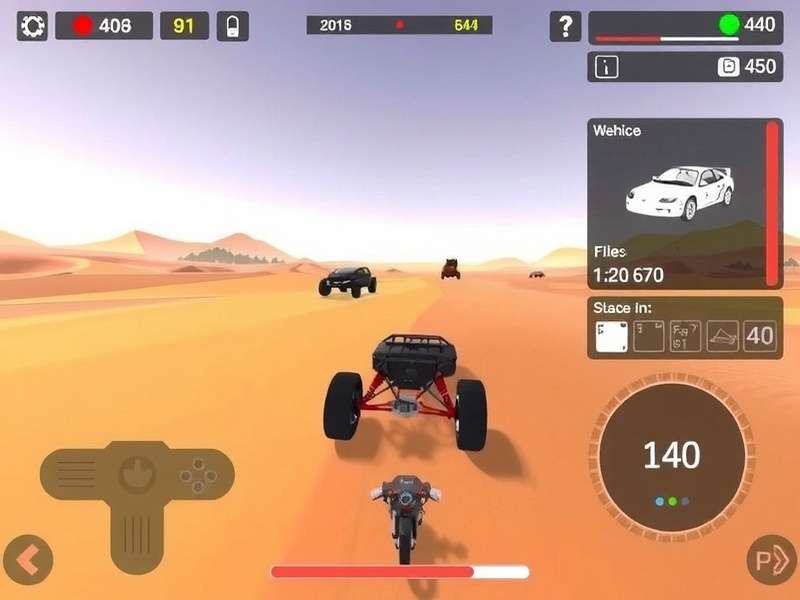 Sandy Speed Demon vehicle customization interface