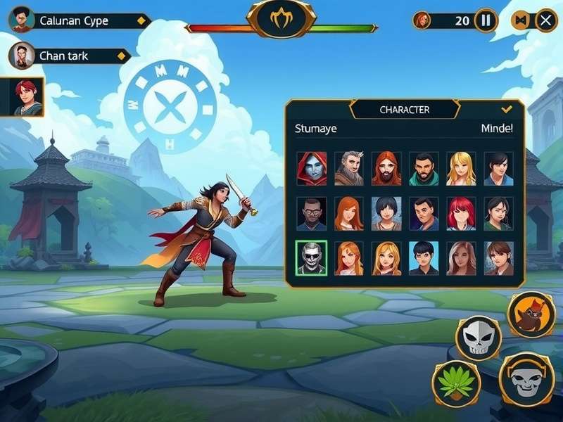 Cumin Ascent Champion gameplay screenshot showing character selection and interface