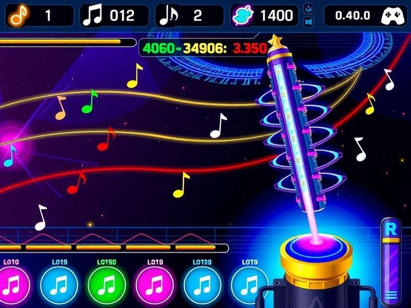 Rhythm Rocket community tournament event with participants and audience