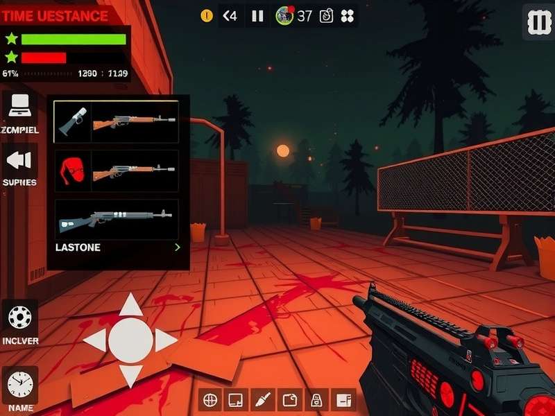 Inventory management screen in Zombie Conquest Battle Royale