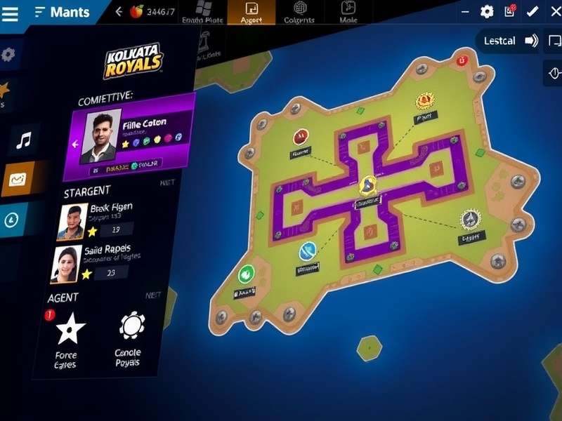 Kolkata Royals Valor agent selection screen