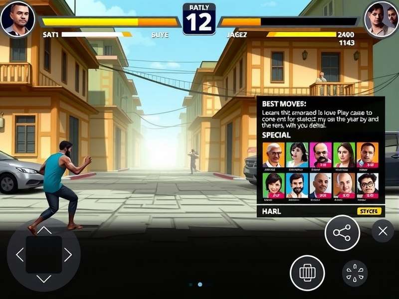 Basti Blockbuster Hero character selection screen showing diverse Indian characters