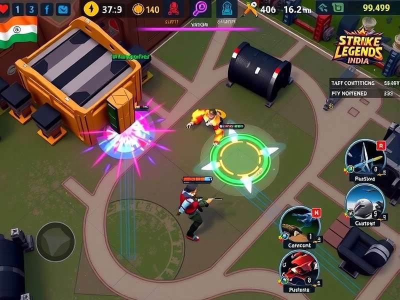 Strike Legend India map layout showing strategic positions