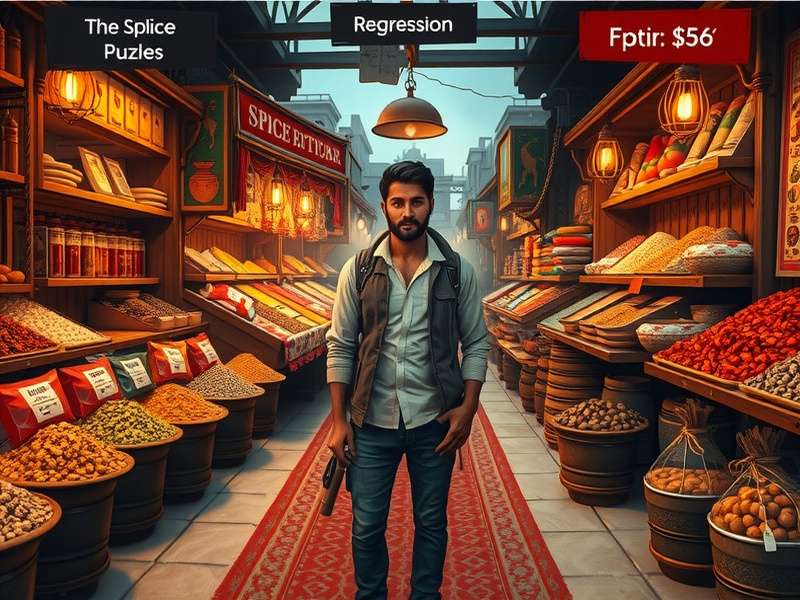 Spice Enigma Explorer character customization and progression screen